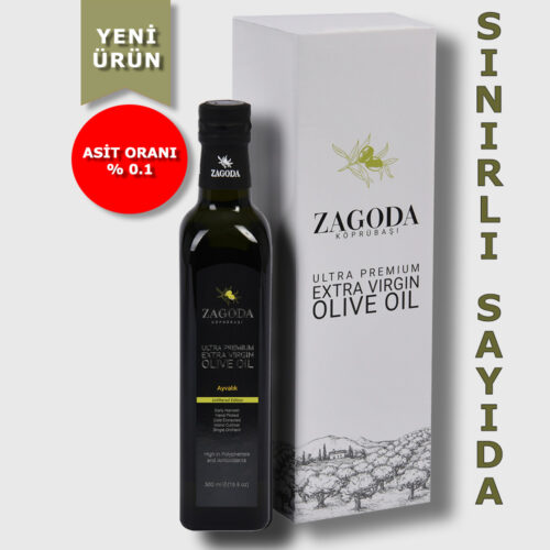 Zagoda Ayvalık Unfiltered Edition Natürel Sızma Zeytinyağı 500 ml Yeni Ürün Erken Hasat